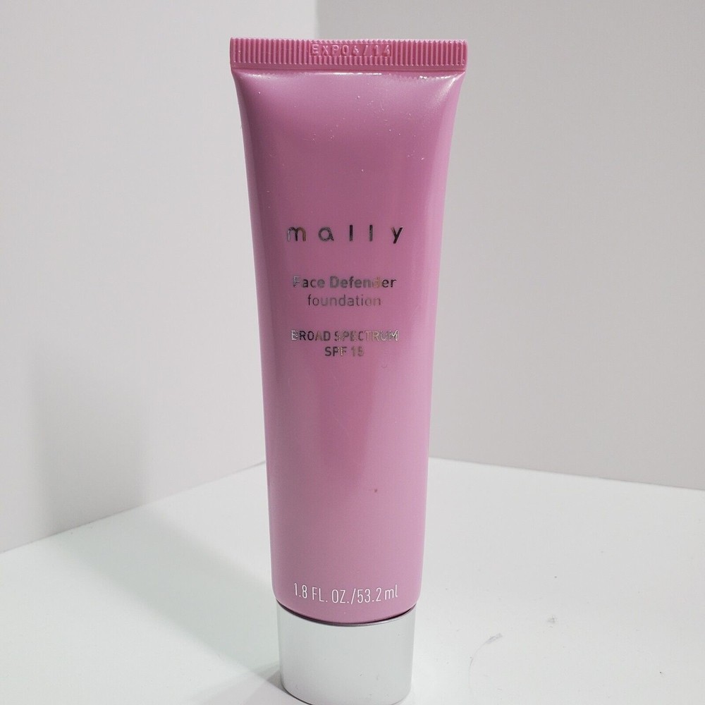 Mally Face Defender BB Cream Foundation Broad Spectrum SPF 15 *TAN* 1.8oz